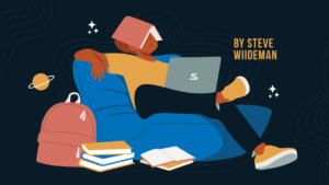 Hình minh họa sinh viên mệt mỏi vì burnout cho thấy nhược điểm của hệ vừa học vừa làm